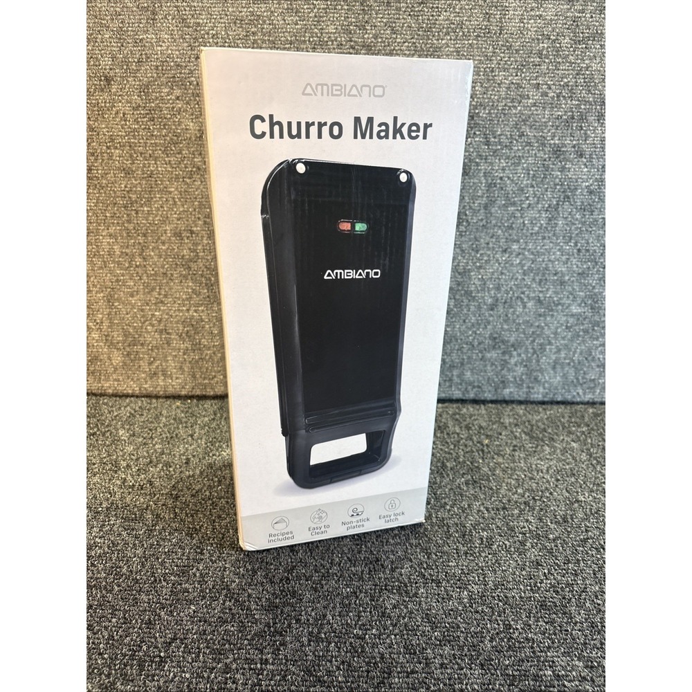 Ambiano~Churro Maker Electric~Non Stick~760‎ Watt~Black~NIP